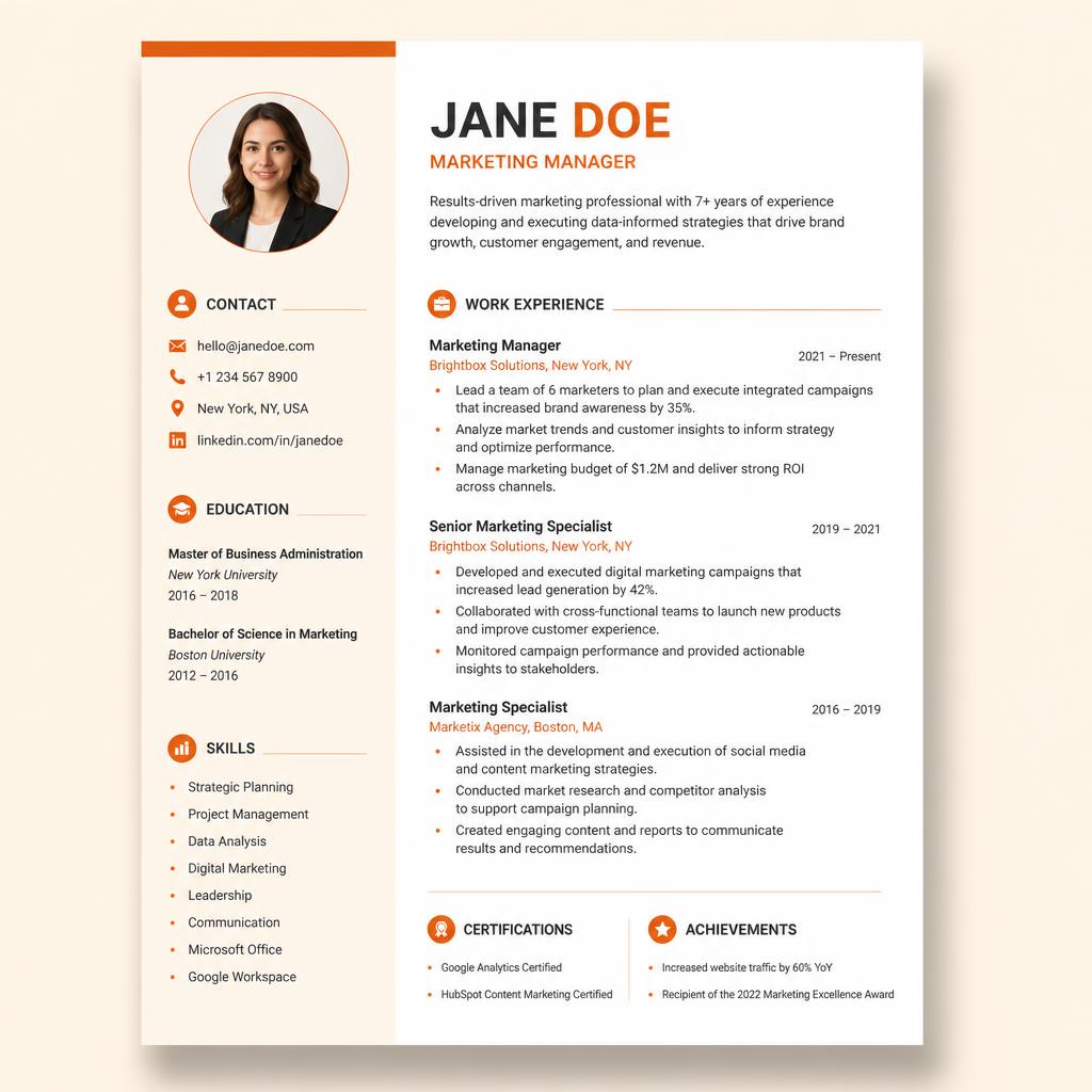 Professional CV logo
